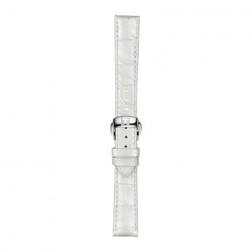 TISSOT OFFICIAL WHITE LEATHER STRAP LUGS 16MM T852.036.795