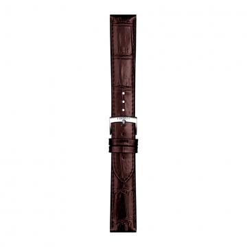 TISSOT OFFICIAL BROWN LEATHER STRAP LUGS 20MM T852.043.013