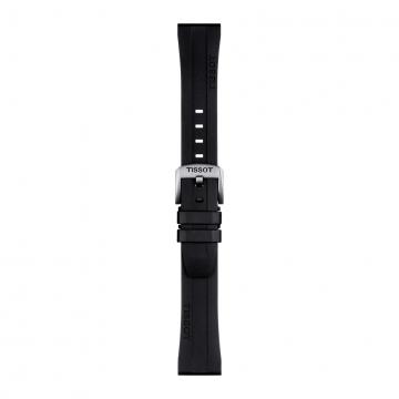 TISSOT OFFICIAL BLACK RUBBER STRAP 20MM T852.044.545