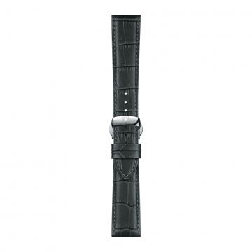 TISSOT OFFICIAL GREY LEATHER STRAP LUGS 21MM T852.045.750