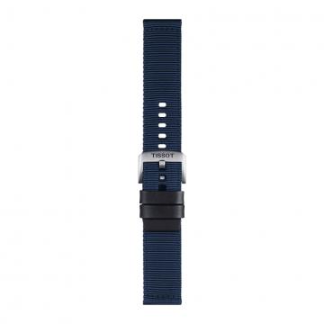 TISSOT OFFICIAL BLUE FABRIC STRAP LUGS 22MM T852.046.754