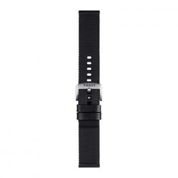 TISSOT OFFICIAL BLACK TEXTILE STRAP LUGS 22MM T852.046.769