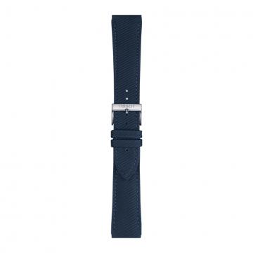 TISSOT OFFICIAL BLUE TEXTILE STRAP LUGS 22MM T852.046.783
