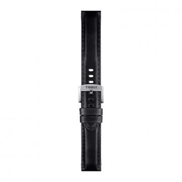 TISSOT OFFICIAL BLACK LEATHER STRAP LUGS 20MM T852.046.834