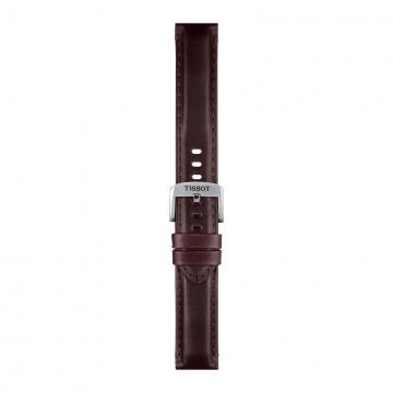 TISSOT OFFICIAL BROWN LEATHER STRAP LUGS 20MM T852.046.836