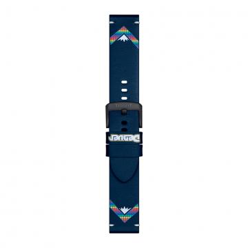 TISSOT OFFICIAL NBA LEATHER STRAP DENVER NUGGETS 22MM T852.047.540