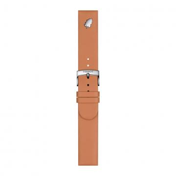 TISSOT OFFICIAL BROWN LEATHER STRAP LUGS 18MM T852.047.750