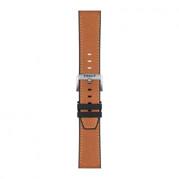 TISSOT OFFICIAL BROWN LEATHER STRAP LUGS 23MM T852.047.777