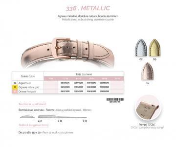 Dây da ROCHET.336.METALLIC