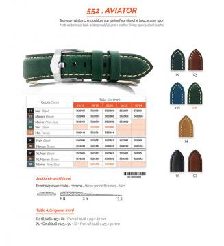 Dây da ROCHET.552.AVIATOR