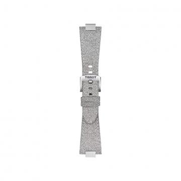 TISSOT OFFICIAL SHINY SILVER PRX 35MM SYNTHETIC STRAP T852.049.550