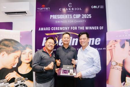 Công ty TOPTEN và thương hiệu CHARRIOL hân hạnh tài trợ giải Golf Presidents Cup 2025