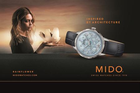 MIDO RAINFLOWER cảm hứng từ bảo tàng khoa học nghệ thuật.
