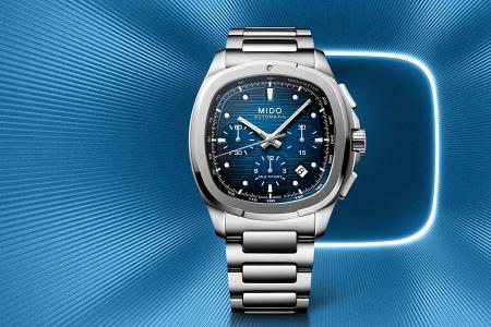 Mido Multifort TV Chronograph: Biểu tượng bấm giờ trở lại cùng sắc màu mê hoặc