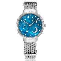 CHARRIOL SLIM WATCH 34MM SILVER MOON AND STARS ST34CS.560.030
